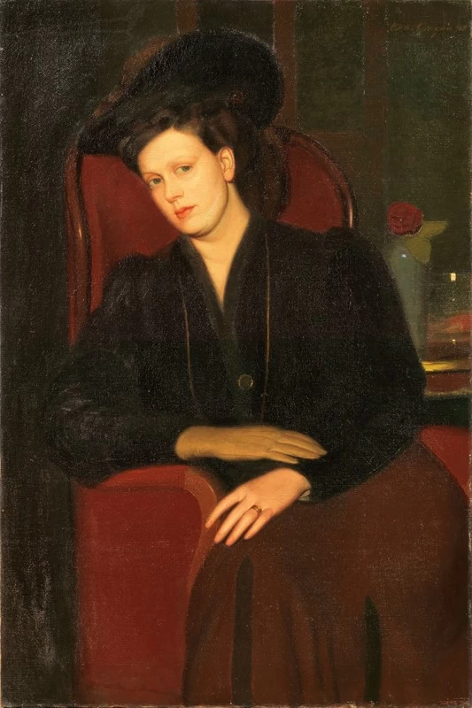 Ritratto di signora in poltrona
